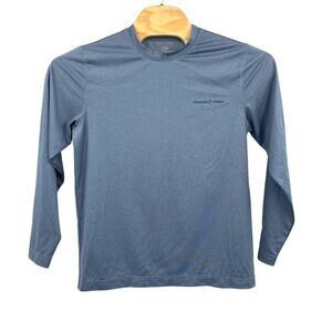 Vineyard Vines Performance Mens Medium Blue Classic Graphic Whale Long Sleeve